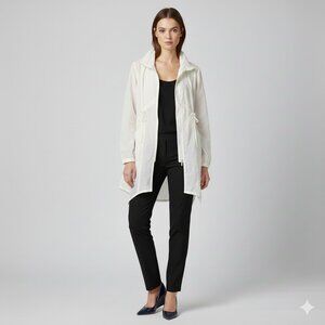 Joseph Ribkoff Elegant Cream Windbreaker – Size 8